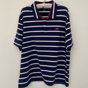 Vineyard vines Men’s Polo Shirts Size XXL Color Blue/White Cotton